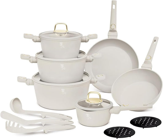 Berlinger Haus Sahara Collection Kookgerei Set - 15-delig - Titanium Coating