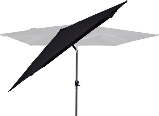 VONROC Stokparasol – Kantelbaar  – 280 x 280 x 245 cm – Zwart