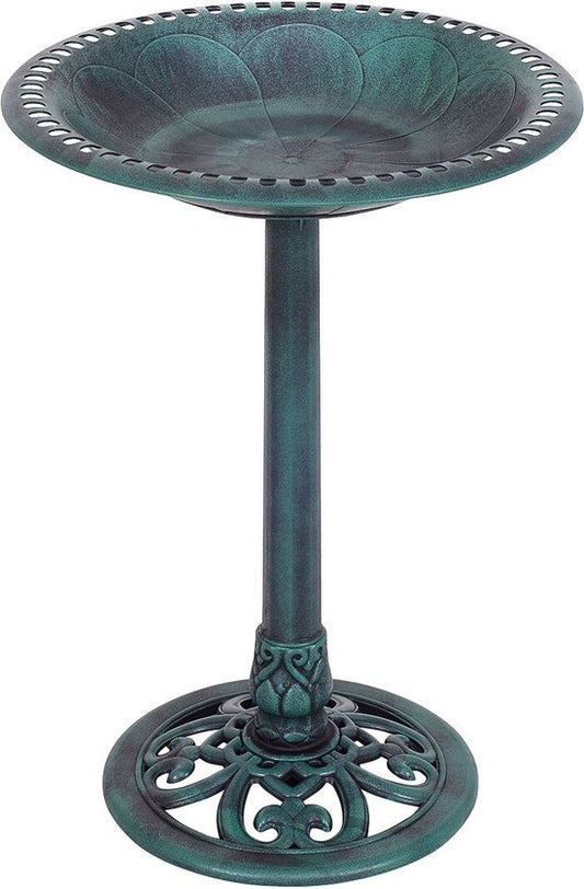 Coast Voederhuisje / Vogelbad - Vrijstaand, Vogelvoerstation, Tuin/Terras - Ø 51 x 72 cm - PP met Hars - Groen
