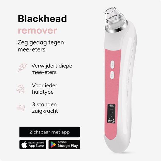 Vimora Mee-eters Verwijderaar – Gezichtsreiniger – Blackhead Remover – Puistjes & Acne – Mannen & Vrouwen