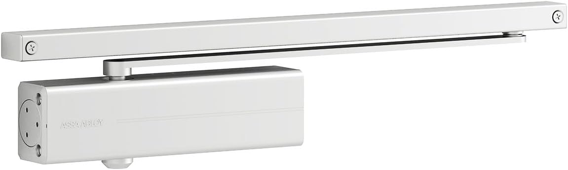 YALE DC135 D9016 Deursluiter Wit Geschikt voor brandwerende deuren
