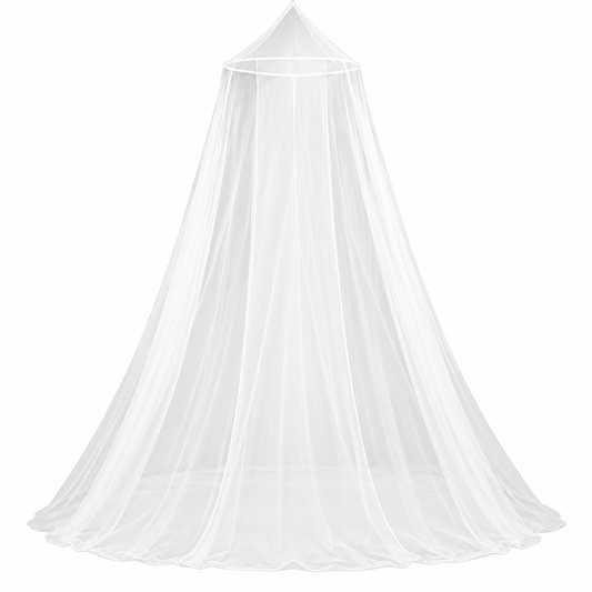 TTD® Hoogwaardige XXL Klamboe – 2 Persoons – Polyester – Wasbaar – Inclusief Ring & Montagekit
