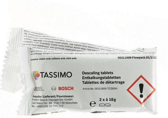 Bosch Tassimo TCZ6004 - Ontkalkingstabletten