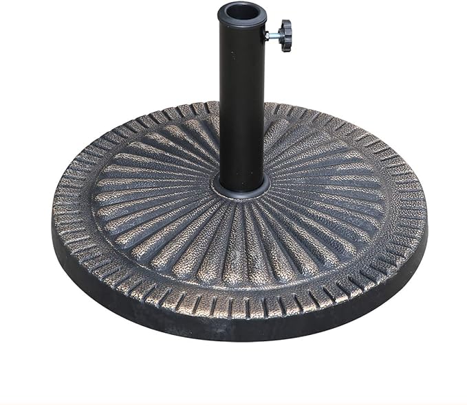 Angel Living Parasolvoet - 14kg - Ø49cm - Brons - Polyresin/Staal