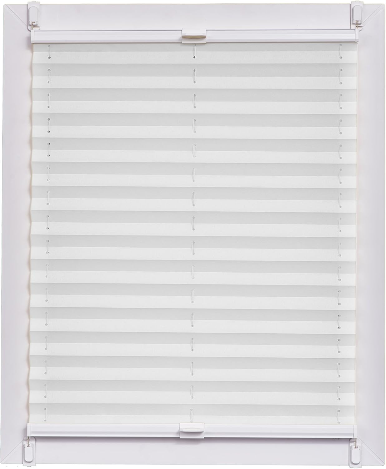 Sunlines Plisségordijn - wit - 70x150 cm - Lichtdoorlatend