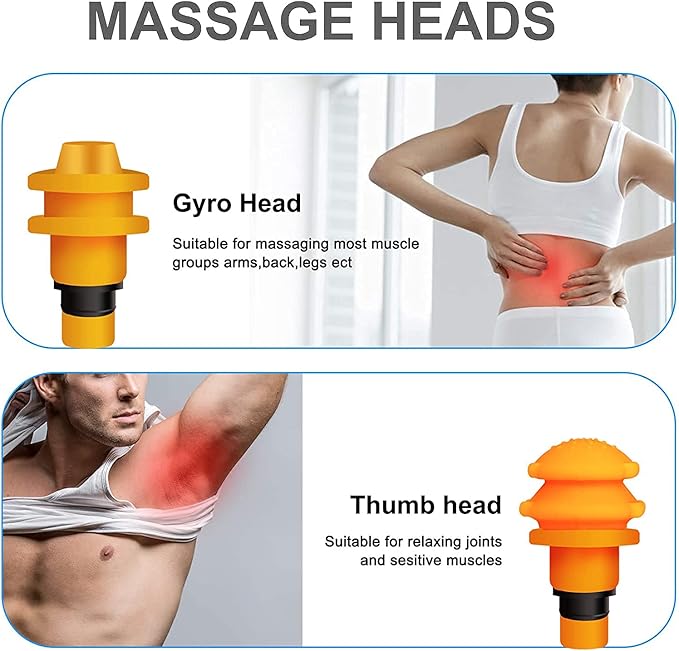Opzetstukken Zeegma massagegun - 12 Stuks