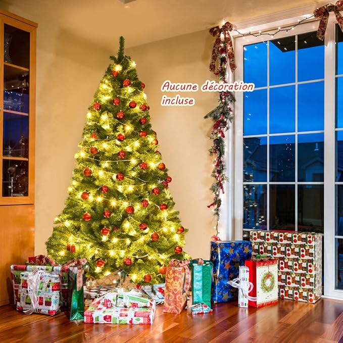 Coast Kunstkerstboom Groen – 270 cm – 2132 PVC Takpunten – Met Metalen Standaard