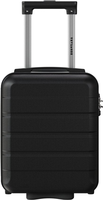 TRVLMORE Handbagagekoffer - 40x30x20 cm - Underseater - 24L - TSA-slot - 2 Wielen - Zwart