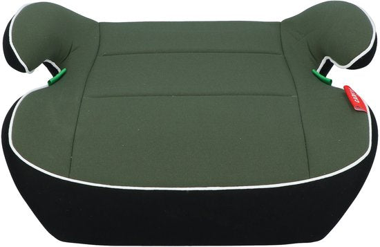 Carkids I-Size Zitverhoger Sam - Voldoet aan I-Size R-129 Norm - Voor Kinderen van 125-150cm – Afneembare & wasbare hoes - Flexibele installatie – Groen/Zwart