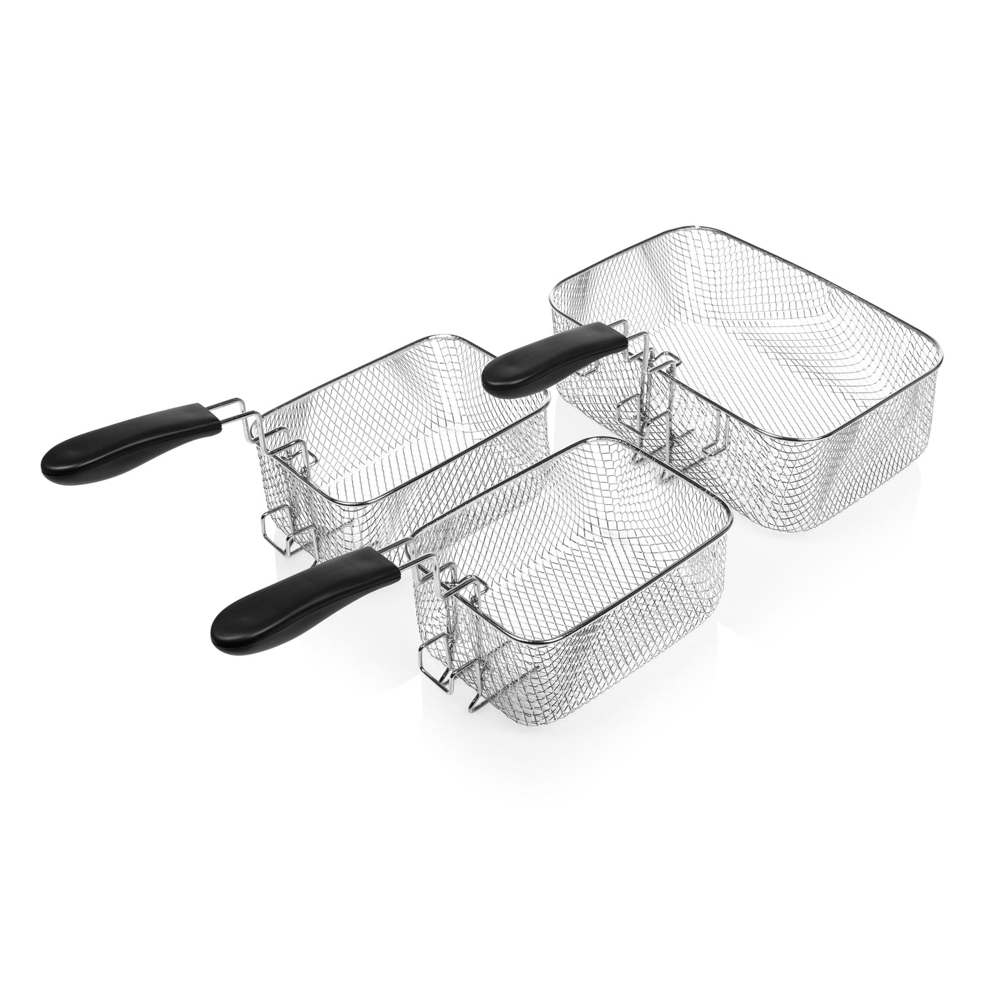 Princess 185000 Friteuse - 5L - 3270W - 3 Frituurmanden - RVS/Zwart