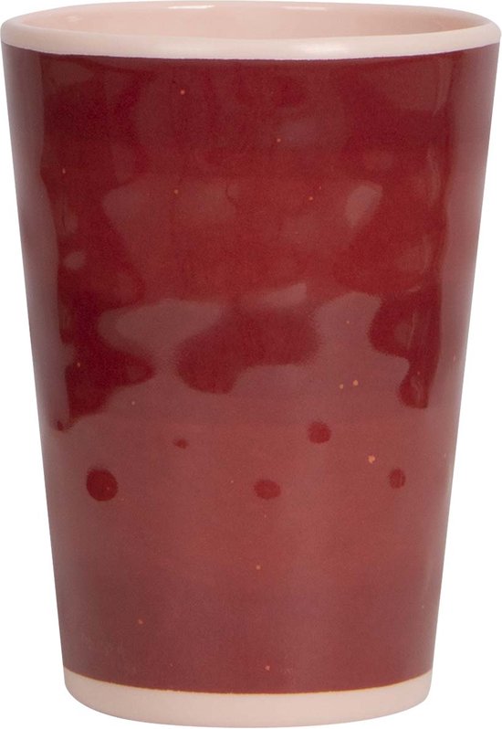 Bo-Camp - Beker - Halo - 400 ml - 4 Stuks - Melamine - Terra