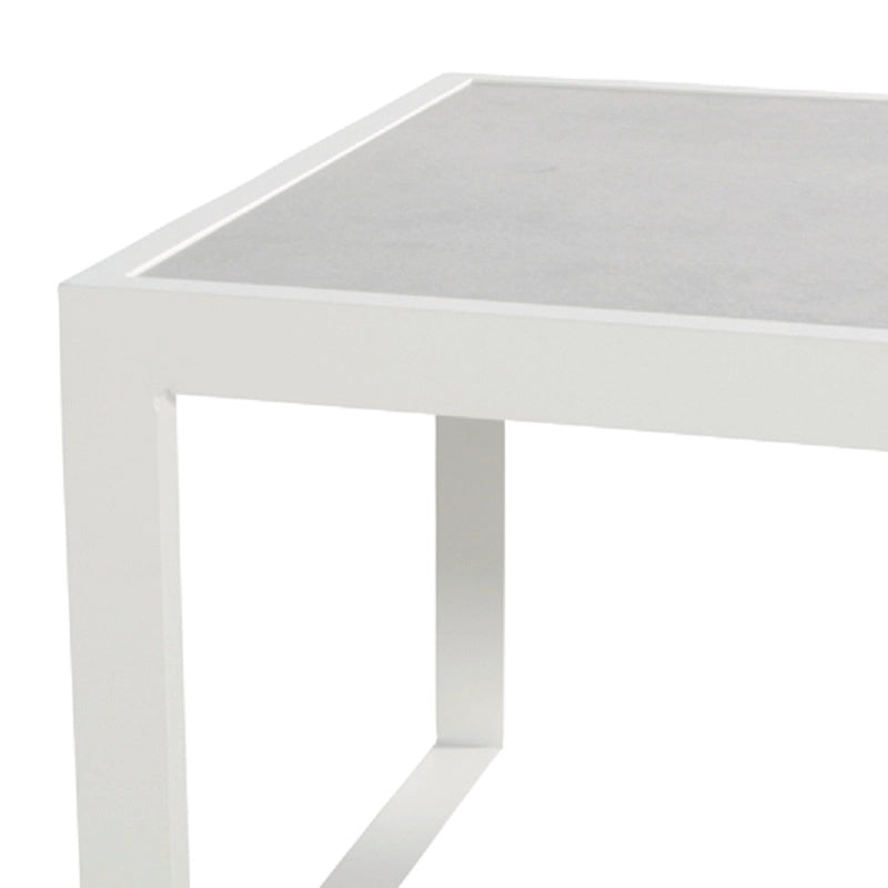 Hartman Tuintafel Notre Dame - Keramische Plaat - 65 x 50 x 125 cm - Wit