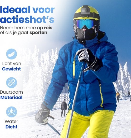 Garpex® Verstelbare Hoofdband - Head Strap - Universele mount voor diverse action camera's