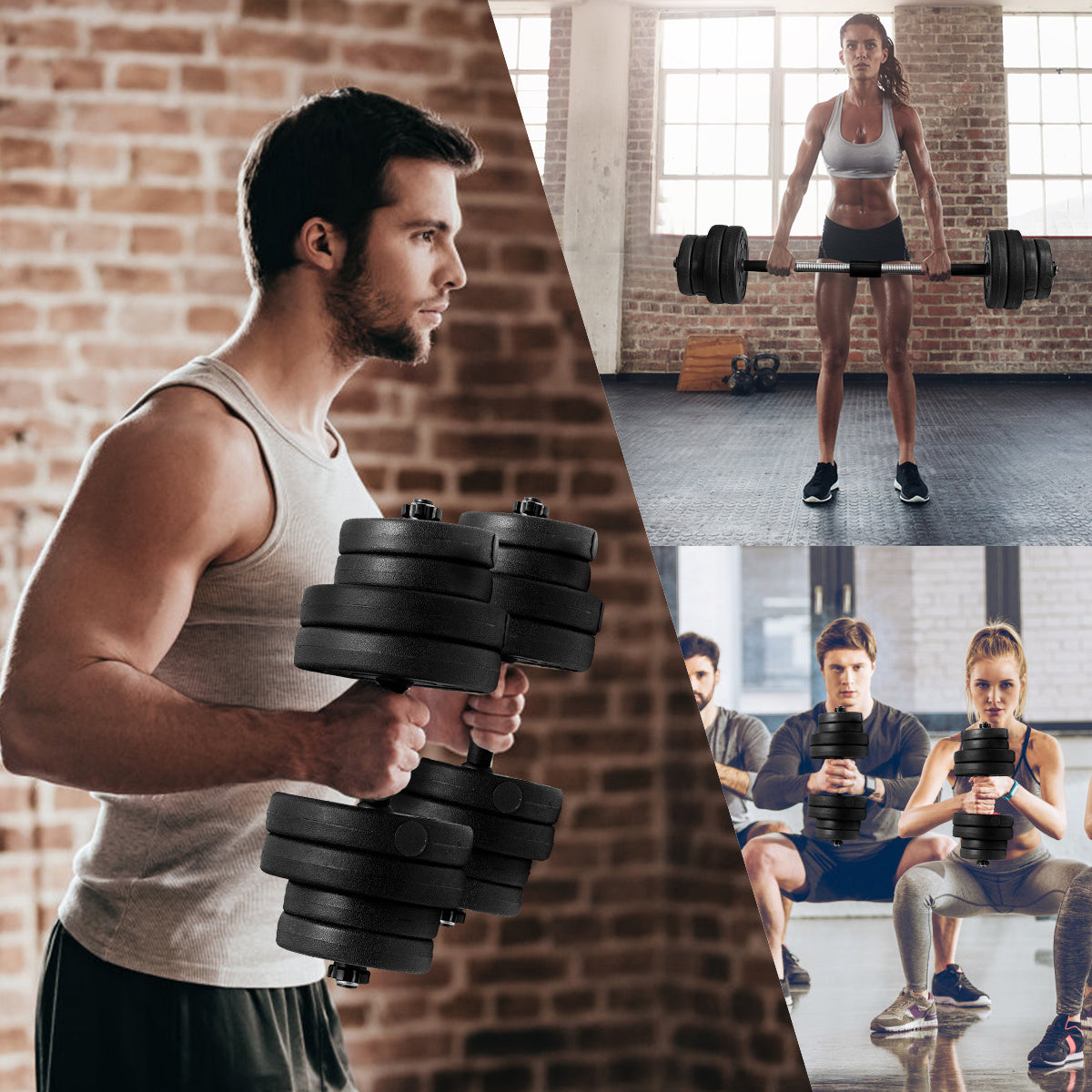 Coast Dumbbell Set 2-in-1 - Krachttraining - 16 Gewicht Schijven