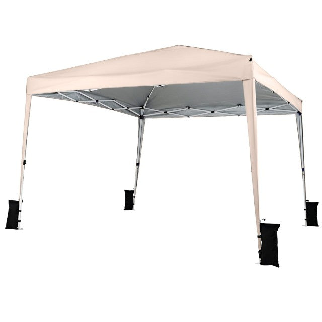Coast Opvouwbaar Tuinpaviljoen 3x3 m - Waterdicht en In Hoogte Verstelbaar - 247-267 x 300 x 300 cm - Beige