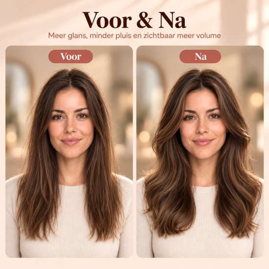 Soosia Krulborstel & Stijlborstel - Warmteborstel met Keramische Platen - Thermal Brush - Infrarood & Ionen - Instelbaar 110-210°C