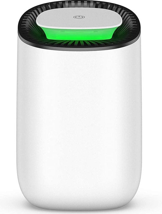 Strex Luchtontvochtiger – Stil & Compact – 600 ml/dag – Voor Huis, Slaapkamer & Kantoor - Wit