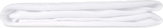 Kayori Shizu Molton Hoeslaken Stretch - 90-100x200-220 cm - Matrasbeschermer - Biologisch Katoen - Wit