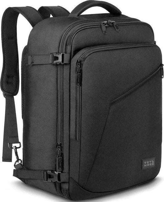 TRVLMORE Reistas - 40L - Rugzak - Handbagage Weekendtas - Backpack - Spatwaterdicht Zwart