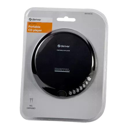 Denver Discman - Draagbare CD Speler - Inclusief Oordopjes - CD/CD-R/CD-RW - DM24MK2