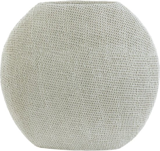 Light & Living Vaas Mashaba - Zand - 50x20.5x45.5cm - Kunststof - Modern - Bloemenvaas - Woondecoratie - Decoratieve vaas voor woonkamer of slaapkamer