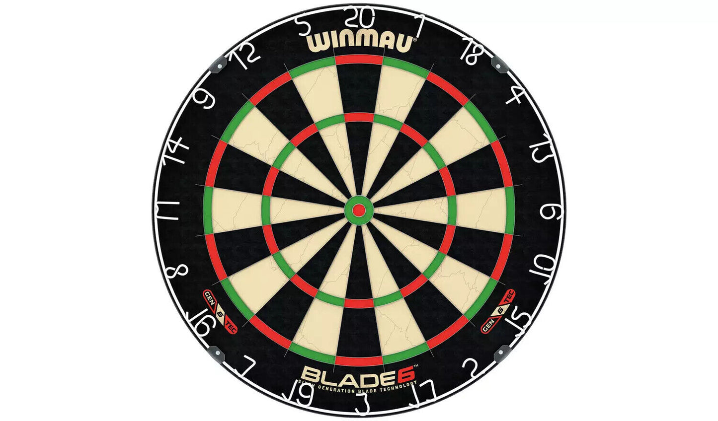 Winmau Blade 6 dartset met opbergkast – Zwart – 60×54×8 cm