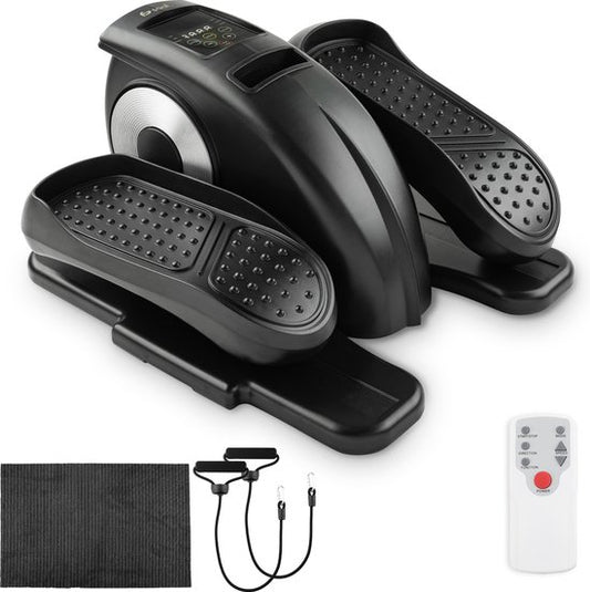 Saaf Mini Elektrische Hometrainer – Met Afstandsbediening - Weerstandsbanden – 43 x 38,5 x 25 cm – Zwart