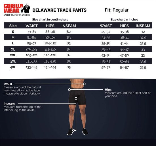 Gorilla Wear Delaware Trainingsbroek - Marineblauw - 2XL