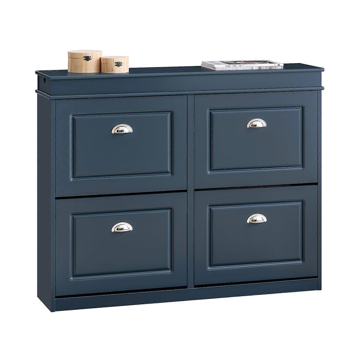 Sobuy schoenenkast - Blauw - 104x24x83 cm