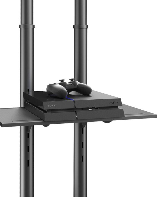 Tv standaard beurs statief - verrijdbaar hoogte instelbaar en kantelbaar - 171 cm hoog