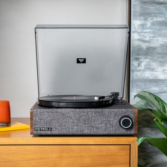 Platenspeler VICTROLA Eastwood LP walnoot