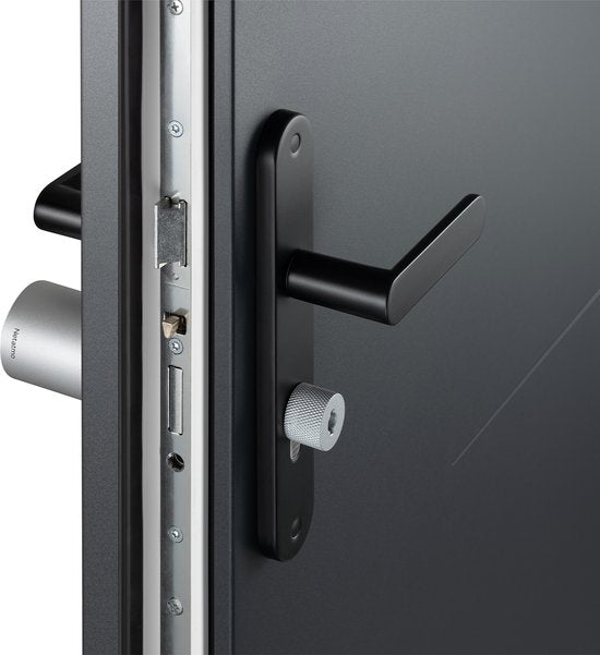 Netatmo Elektrisch deurslot - Slim Deurslot - 3 Sleutels - Slimme Sleutels - NFC-sleutel - Toegang delen - Apple Homekit - Silver