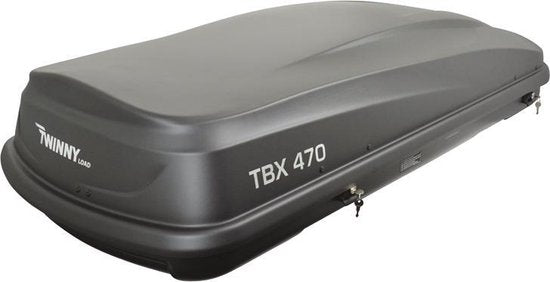 Twinny load Twinnyload Dakbox TBX 470 Liter Mat-Antraciet 189x78x38cm