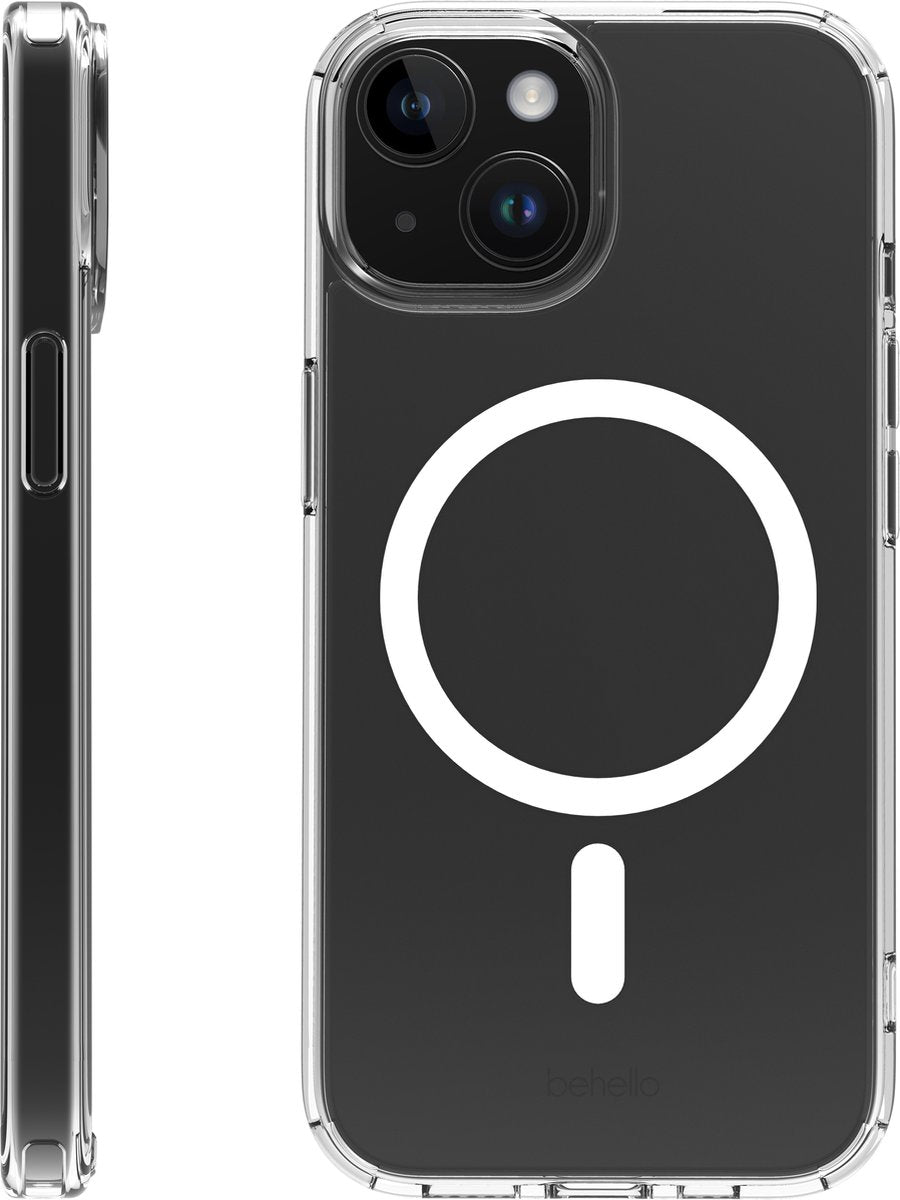 BeHello Hoesje iPhone 15 - MagSafe - Transparant