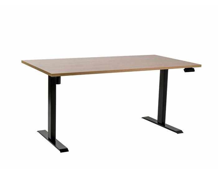 OfficeCity Elektrisch Zit-Sta Bureau Basic – Verstelbaar 73,5-123,5 cm – 1 Motor – Melamine Blad