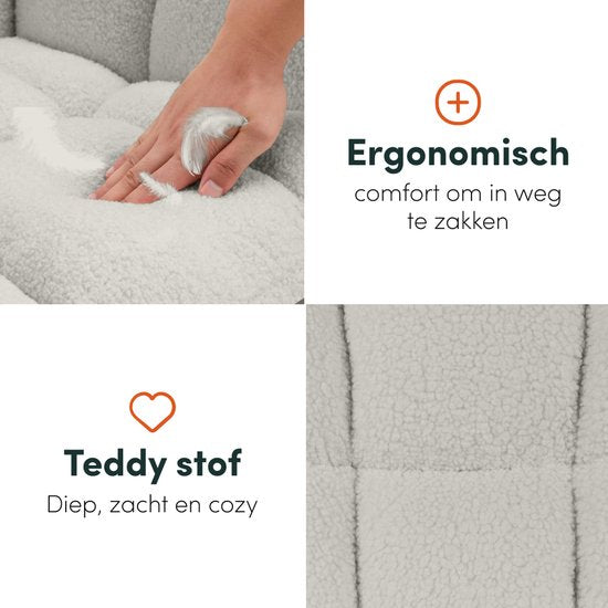SITTT Schommelstoel - Relaxstoel babykamer - Fauteuil - Voedingsstoel - Licht Grijs
