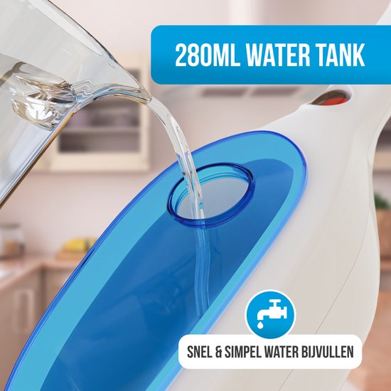 Strex 12-in-1 Stoomreiniger - Handstomer - Tapijtreiniger - 1500W - 280 ml - Harde/Zachte Ondergronden