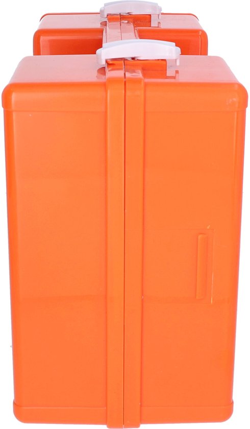 Carpoint EHBO koffer 166-delig - DIN13169 – Voor Bedrijf Hulpverleners – 2 compartimenten & kleinere compartimenten - 33x25x13cm