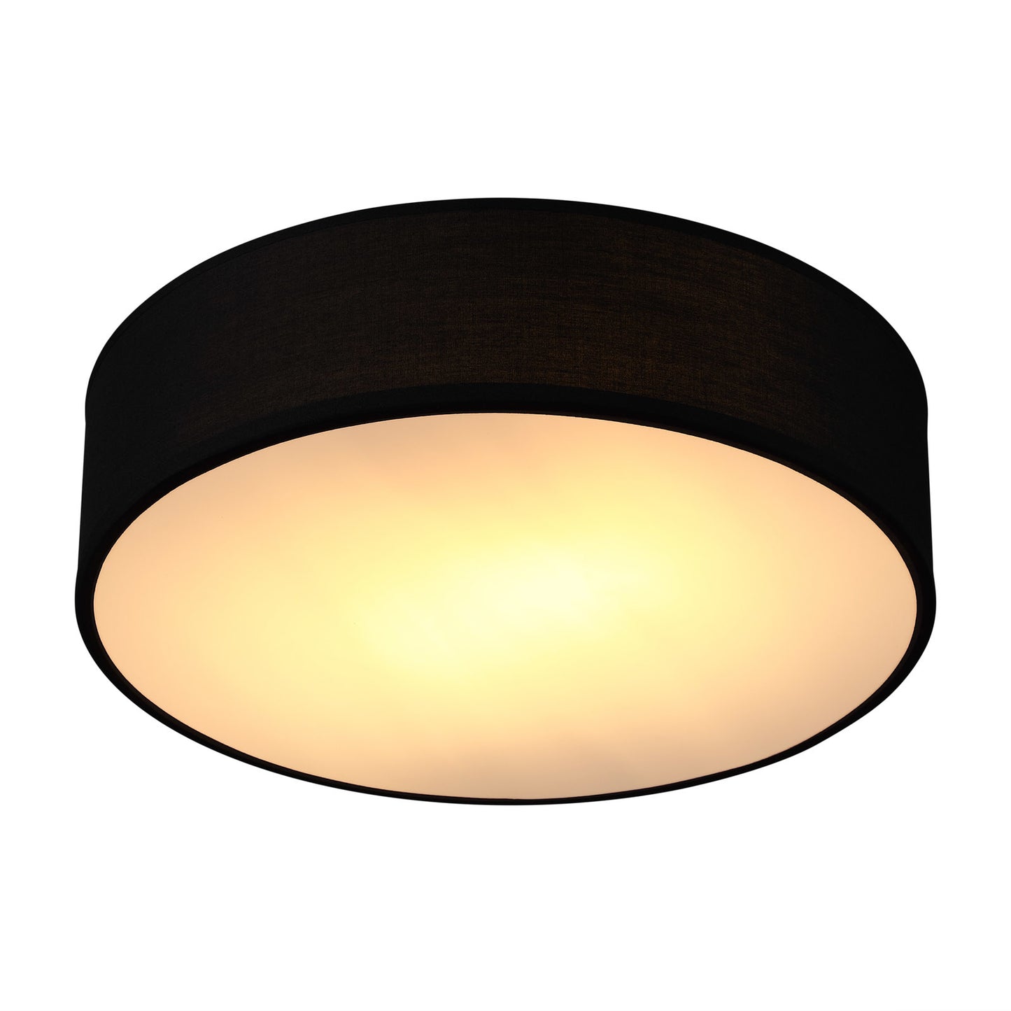 Monzana Plafondlamp Zwart Stof Ø38cm