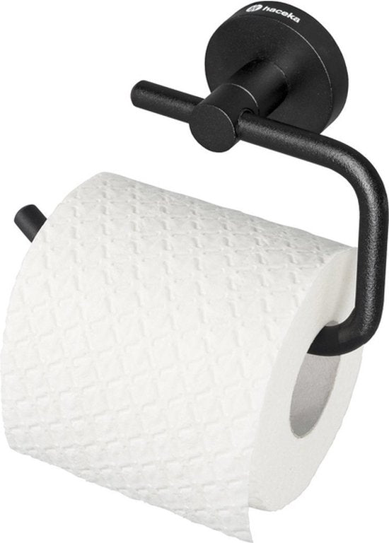 Haceka Kosmos - Toiletrolhouder - Mat zwart