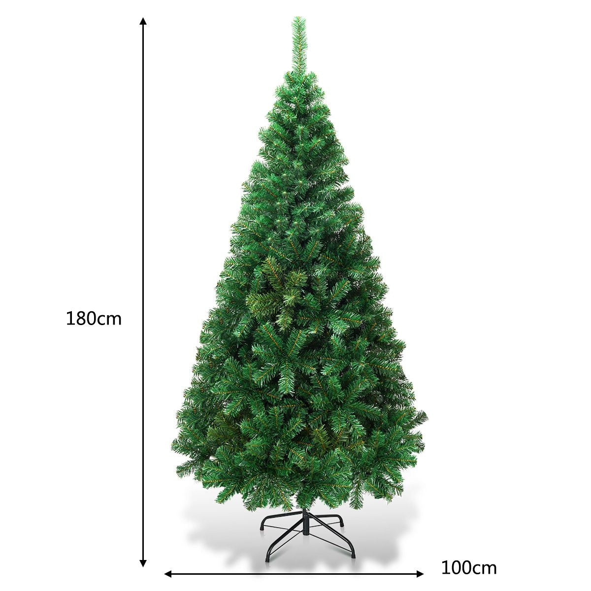 Coast Kunstkerstboom met Metalen Voet - 180cm - Groen