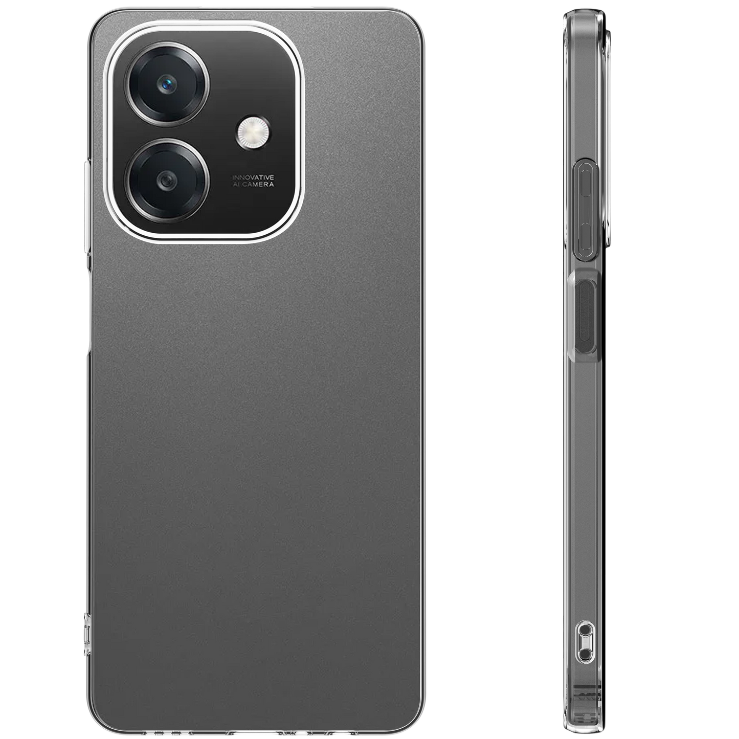 BeHello Hoesje voor Oppo A60 5G - Schokbestendig - Flexibel - Nauwkeurige Pasvorm - Transparant