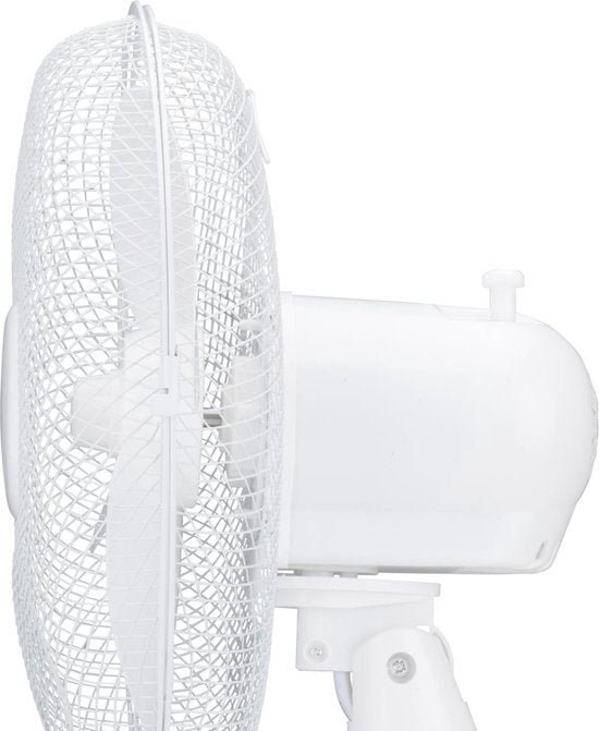 Lifetime Air Tafelventilator 35W - Ventilator voor Tafel en Bureau - met Handvat, 3 Snelheden en Kantelbare Functie - Geruisloos 65dB - Wit