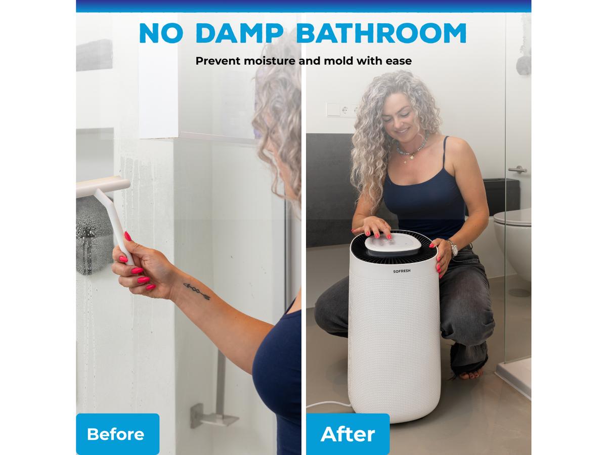 Sofresh Virgo 2-in-1 Luchtontvochtiger en Luchtreiniger - Capaciteit 16L - Wit