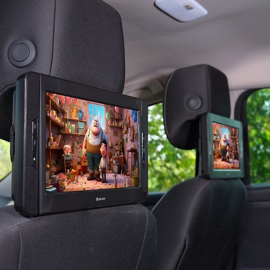 Denver Draagbare DVD Speler Auto - 10 inch - 2 schermen - Incl. Hoofdsteunhouder - USB - MTW1098