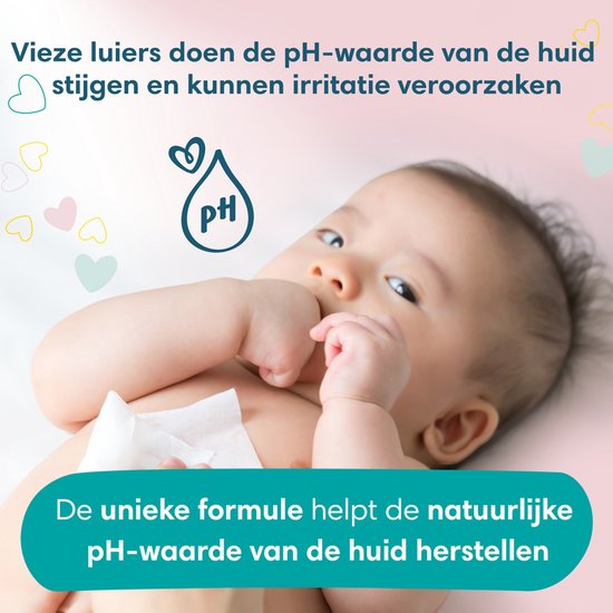 Pampers Sensitive Billendoekjes - 2-in-1: Reinigen Zacht & Beschermen - 0% Plastic In De Doekjes - 24 Verpakkingen van 52 Doekjes = 1248 Babydoekjes