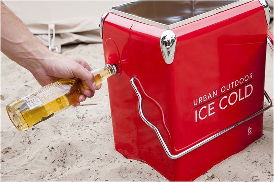 Bo-Camp - Urban Outdoor - Koelbox - Greenwich - Rood - 17 Liter