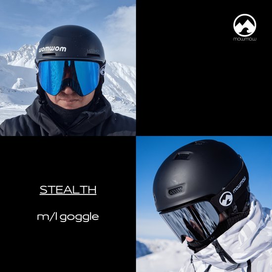 MowMow STEALTH Skibril - Fotochromatische Lens - UV400 - Dames - Heren