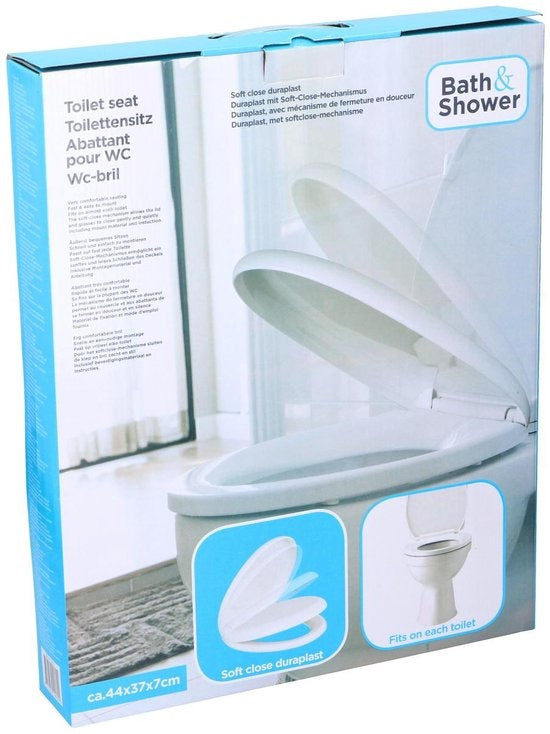 Bath & Shower Wc-Bril toiletbril - Soft Close - Wit