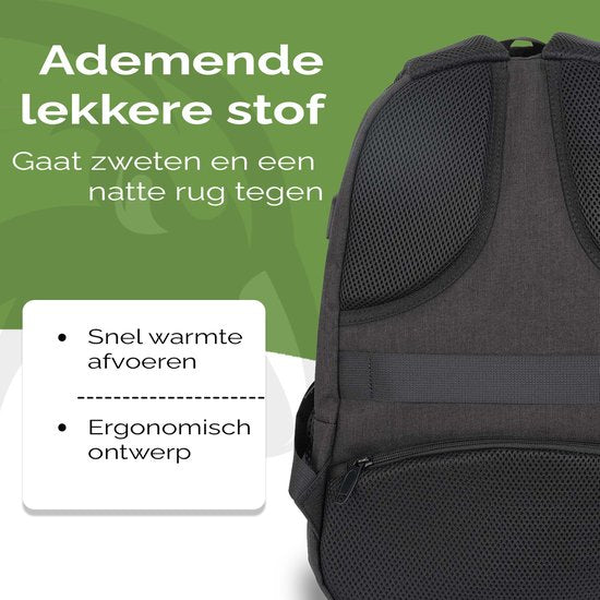 Travelhawk Rugzak - 28L - 15.6 inch - Laptop Rugzak - Rugzakken - Rugtas - Heren & Dames - Waterafstotend - Met USB Oplaadpoort